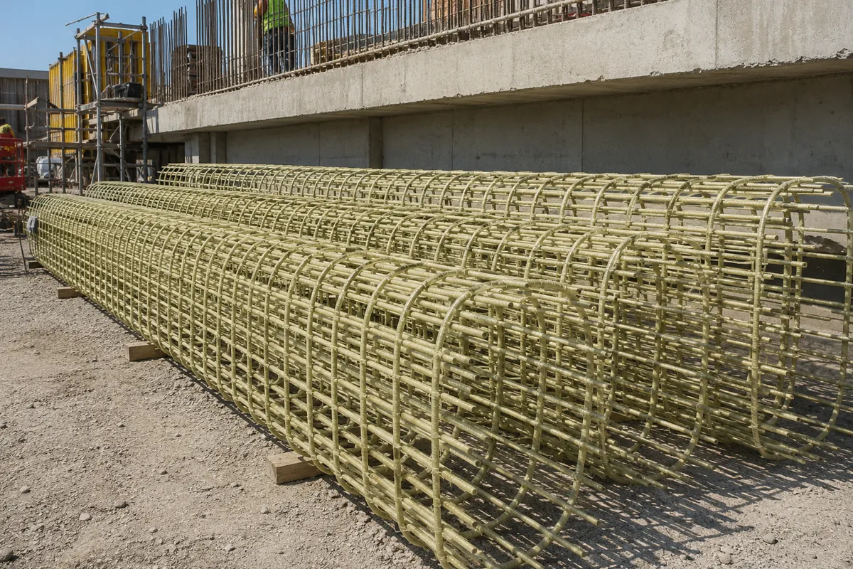Carcase de armare realizate din Rebar GFRP